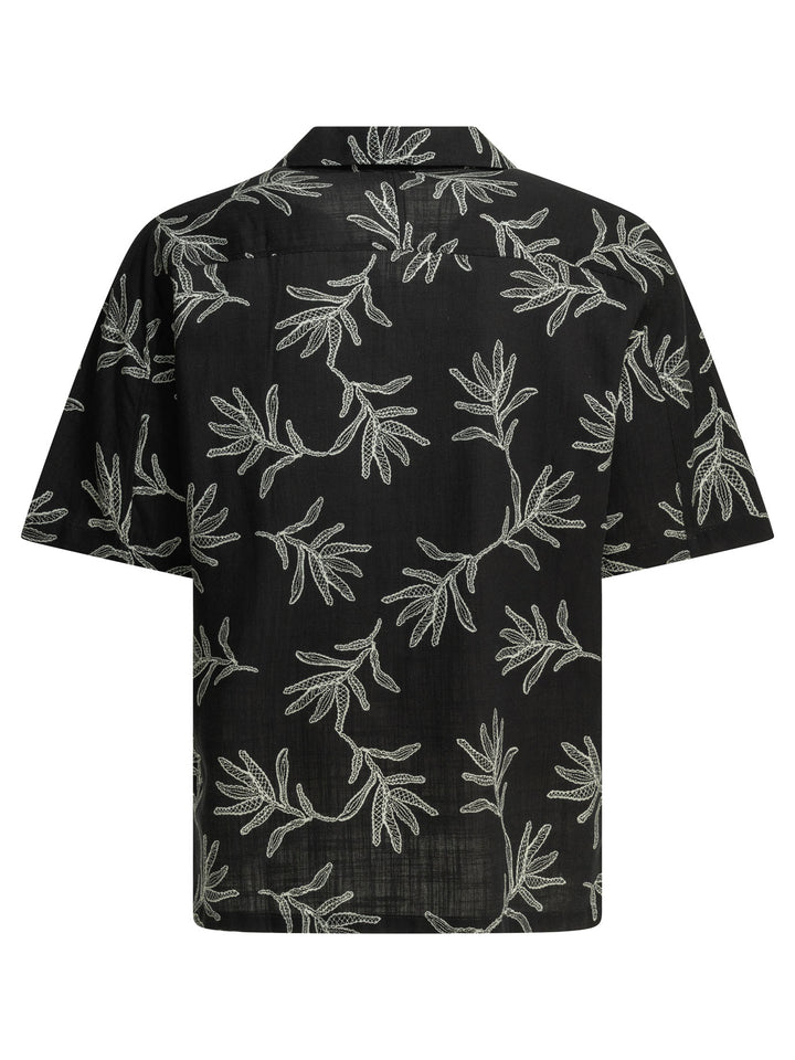 Nn.07 Ole Shirts - Black | 6833b8079787e3221ee0d706dbccc4d2b7bd5464