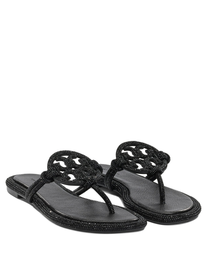 Tory Burch Miller Sandals - Black | 43b0341336628a9de4c0642fb94b99d1d3d874d4