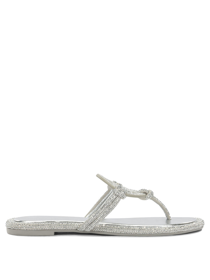 Tory Burch Miller Sandals - Silver | 1e46632e6c11bd5c2956446beb99ae60c5e43ca7