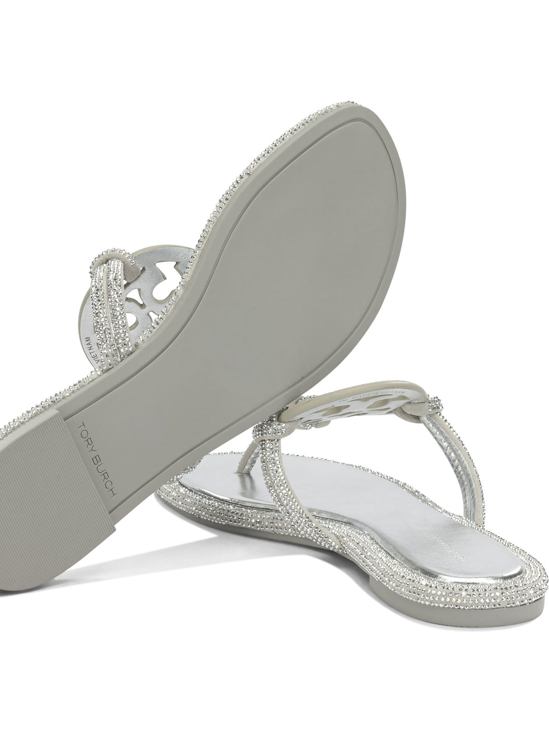 Tory Burch Miller Sandals - Silver | 572e0a1f77233d0370d40a4436b5750b936b6500