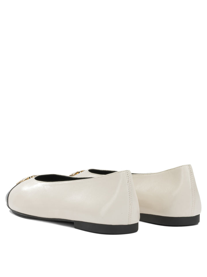 Tory Burch Charlie Ballerinas - White | 2f3ab12e98740254d2d4cf17240f138624404892