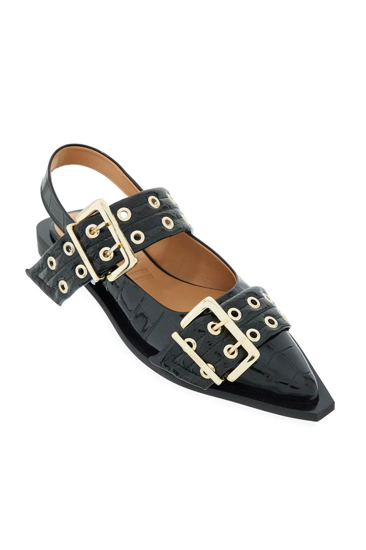 Ballerine Slingback Feminine Buckle