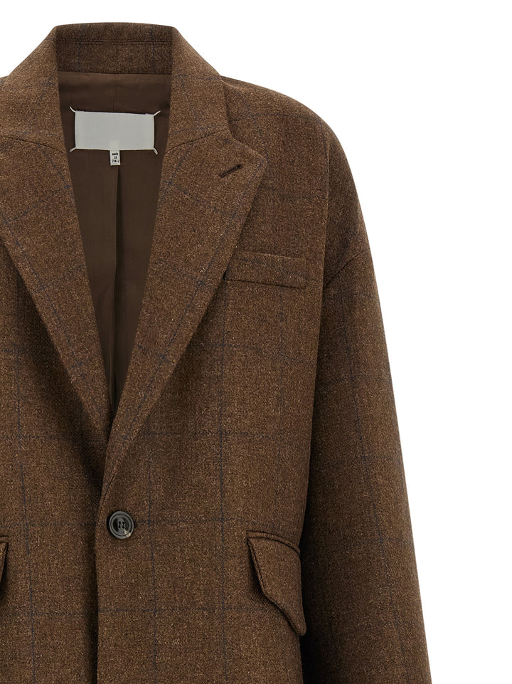 Maison Margiela Cocooning Coats and Trench Coats - Brown | 2dbdbc7c683719c03e7f91251cbb237c4b9c7147