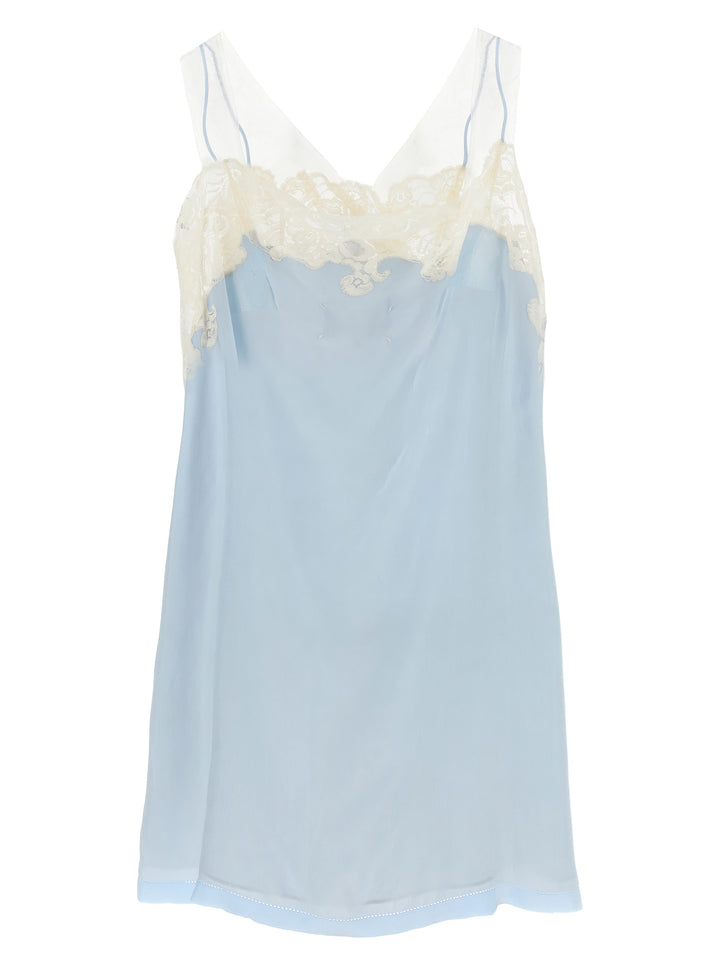 Maison Margiela Taped Dresses - Light Blue | 2227a7b89b3550b4e761d971bcef5cbb76d9e431