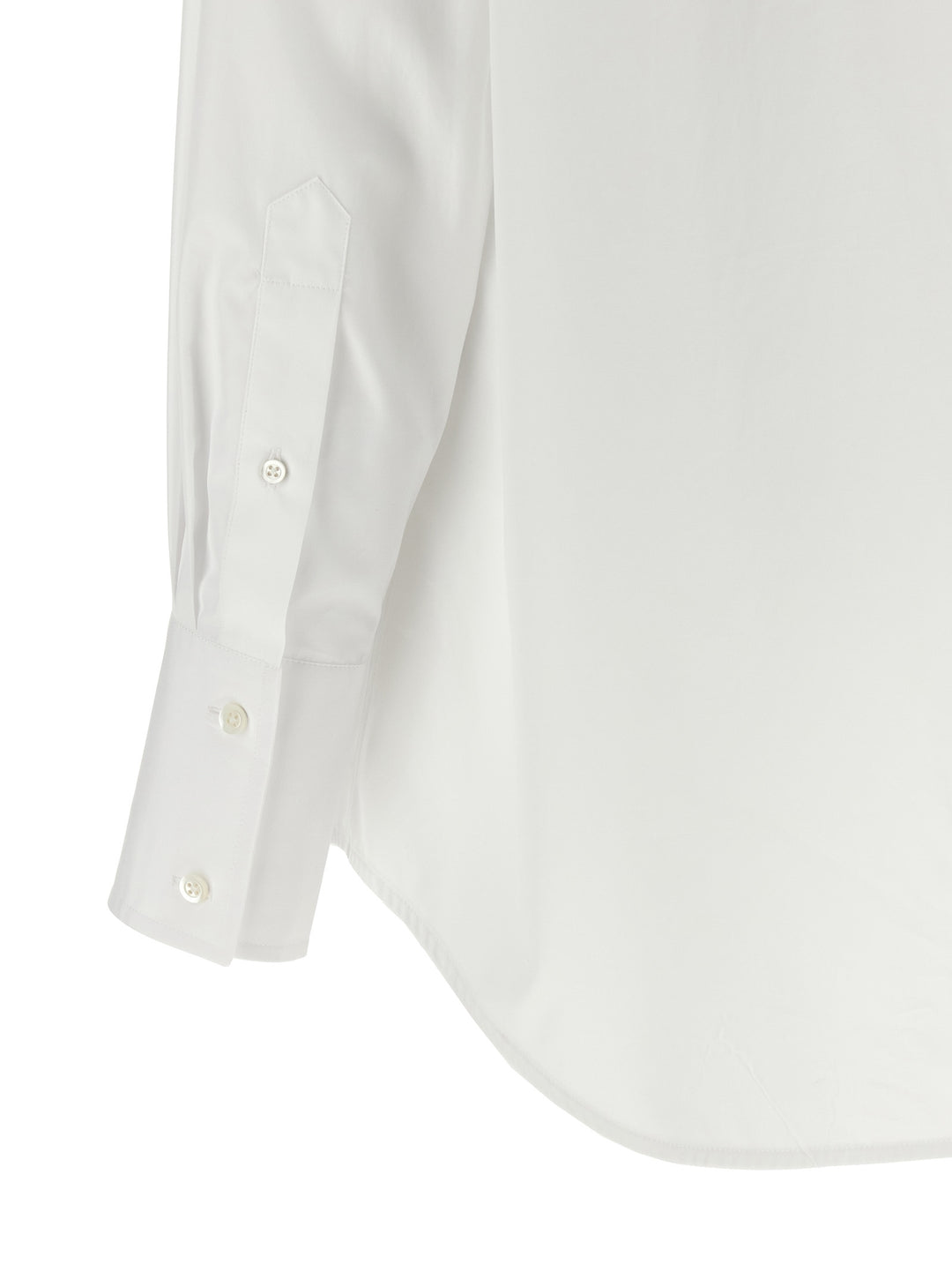 Maison Margiela Poplin Shirt Shirt and Blouse - White | a7613dc608846faa58ff224cd9b37e6ec0a7fefe