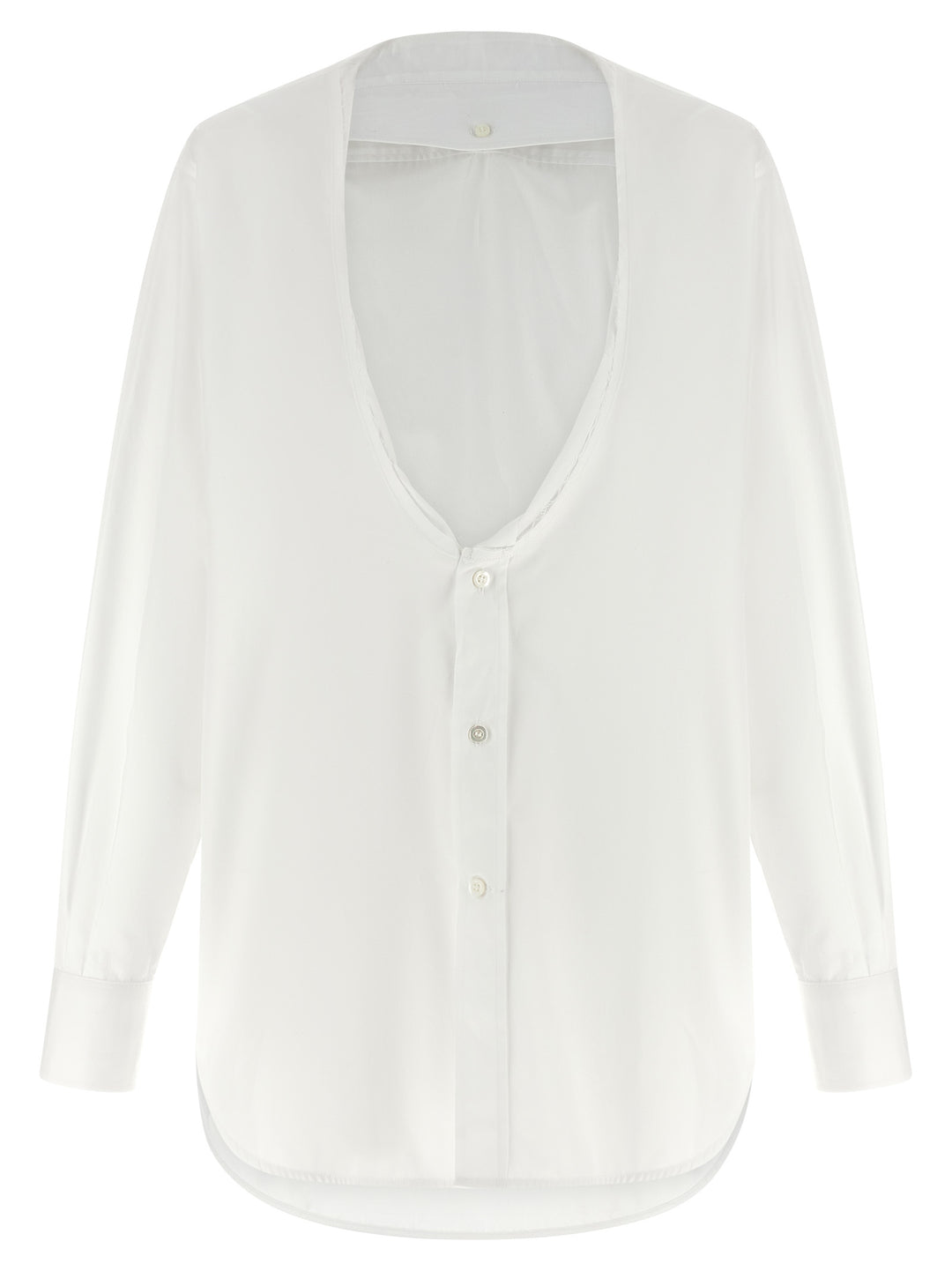 Maison Margiela Poplin Shirt Shirt and Blouse - White | 8d2fe15e2f1efc5379a522df06df425f5487624e
