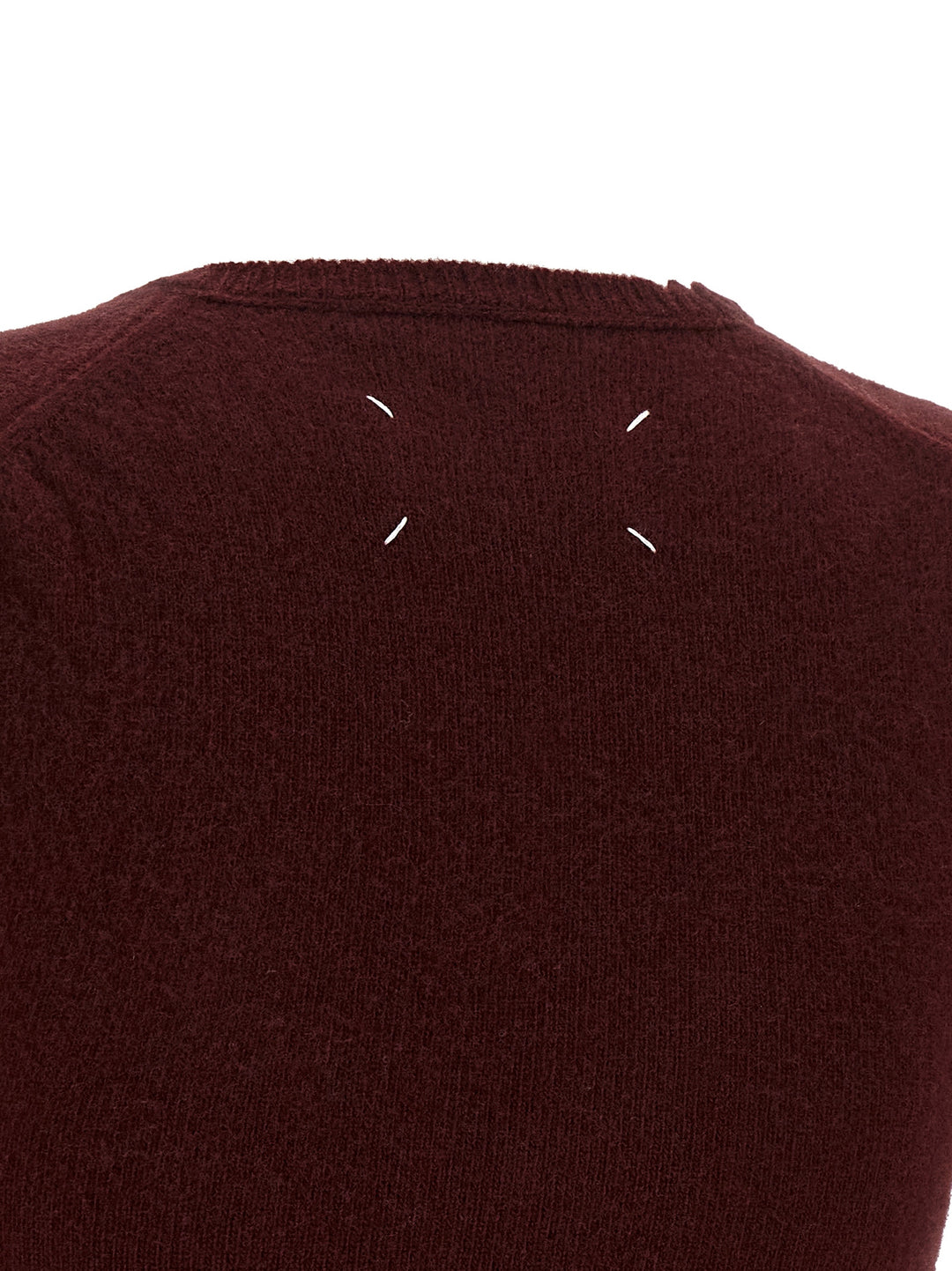 Maison Margiela Distressed Vest Gilet - Bordeaux | fac69223a6fe6ab60d5f7c251b43dc11206f429a