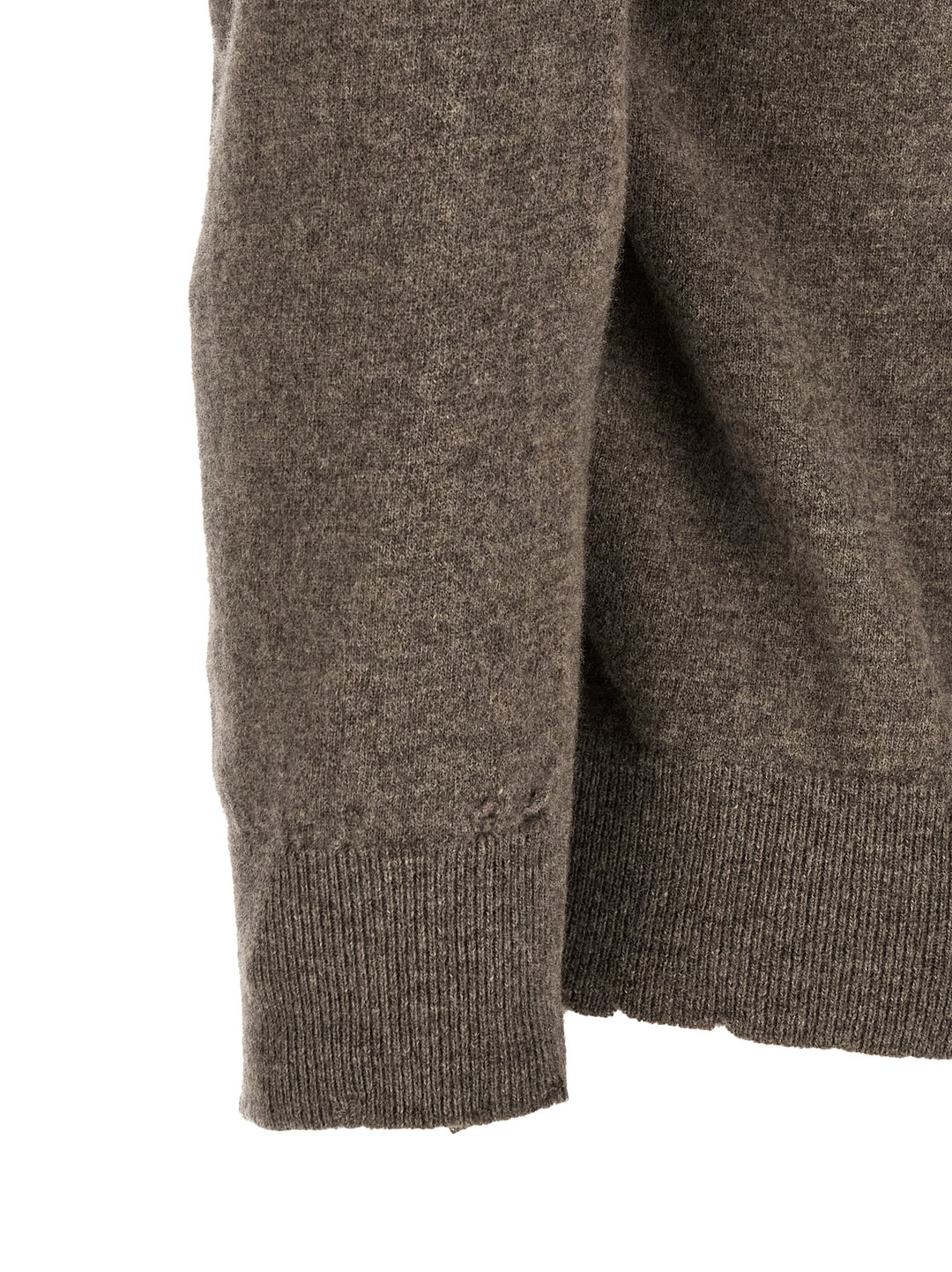 Maison Margiela Lived-In Jersey Sweaters and Cardigans - Brown | 58df5f9058019d08a8ede65fce5964b975b29d3f