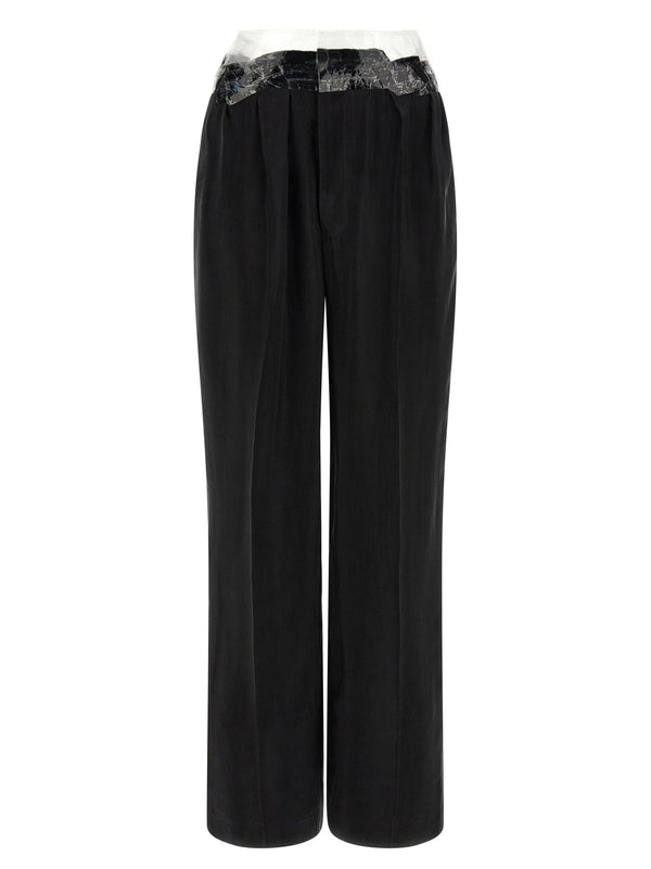 Taped Pants Black