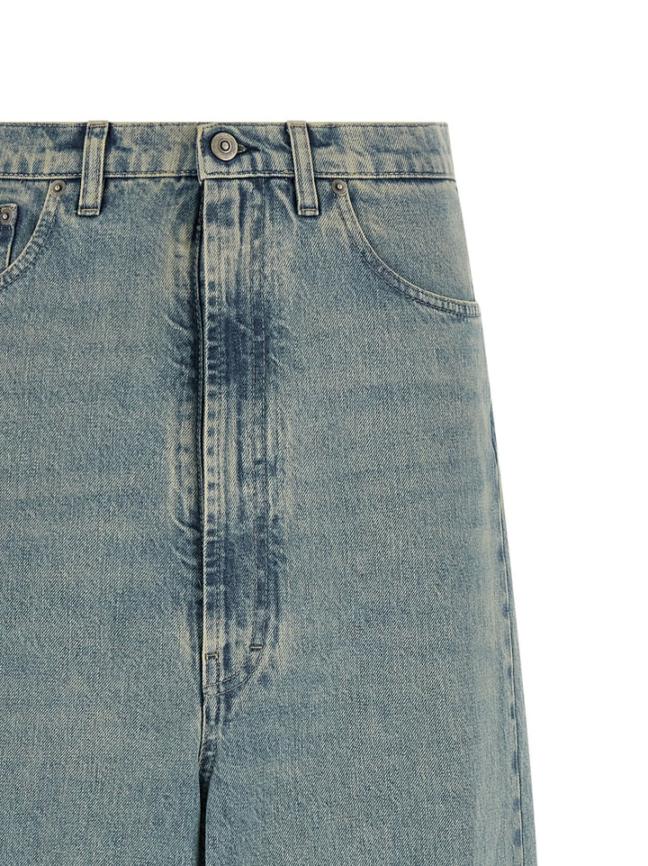 Maison Margiela Low Crotch Jeans - Light Blue | 38714e99803532b1670663adb39b744de2a8d56d