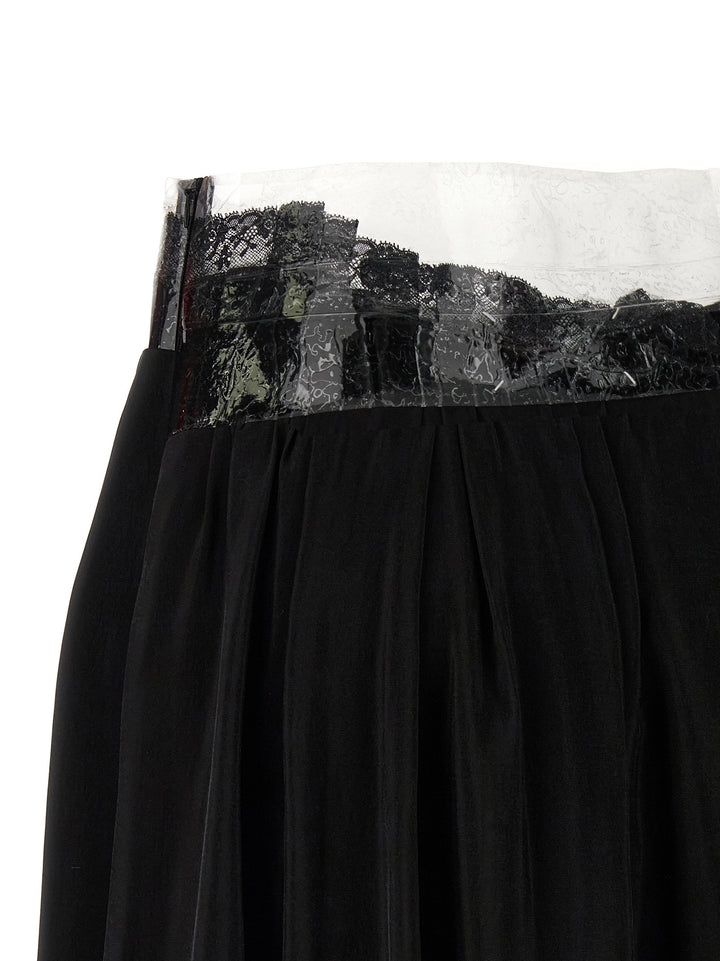 Maison Margiela Taped Skirts - Black | 9bad658b3820705bf0a2f9138b7fdd6c14f0a483