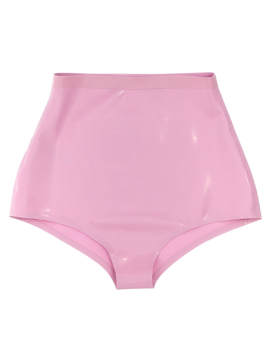 Latex High Waist Briefs Intimo Pink