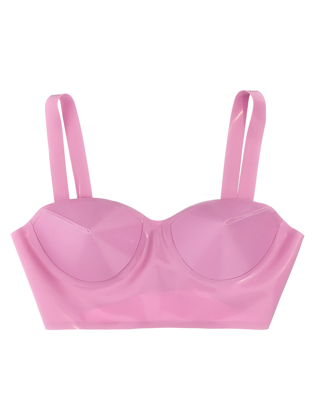 Latex Bra Underwear, Body Pink