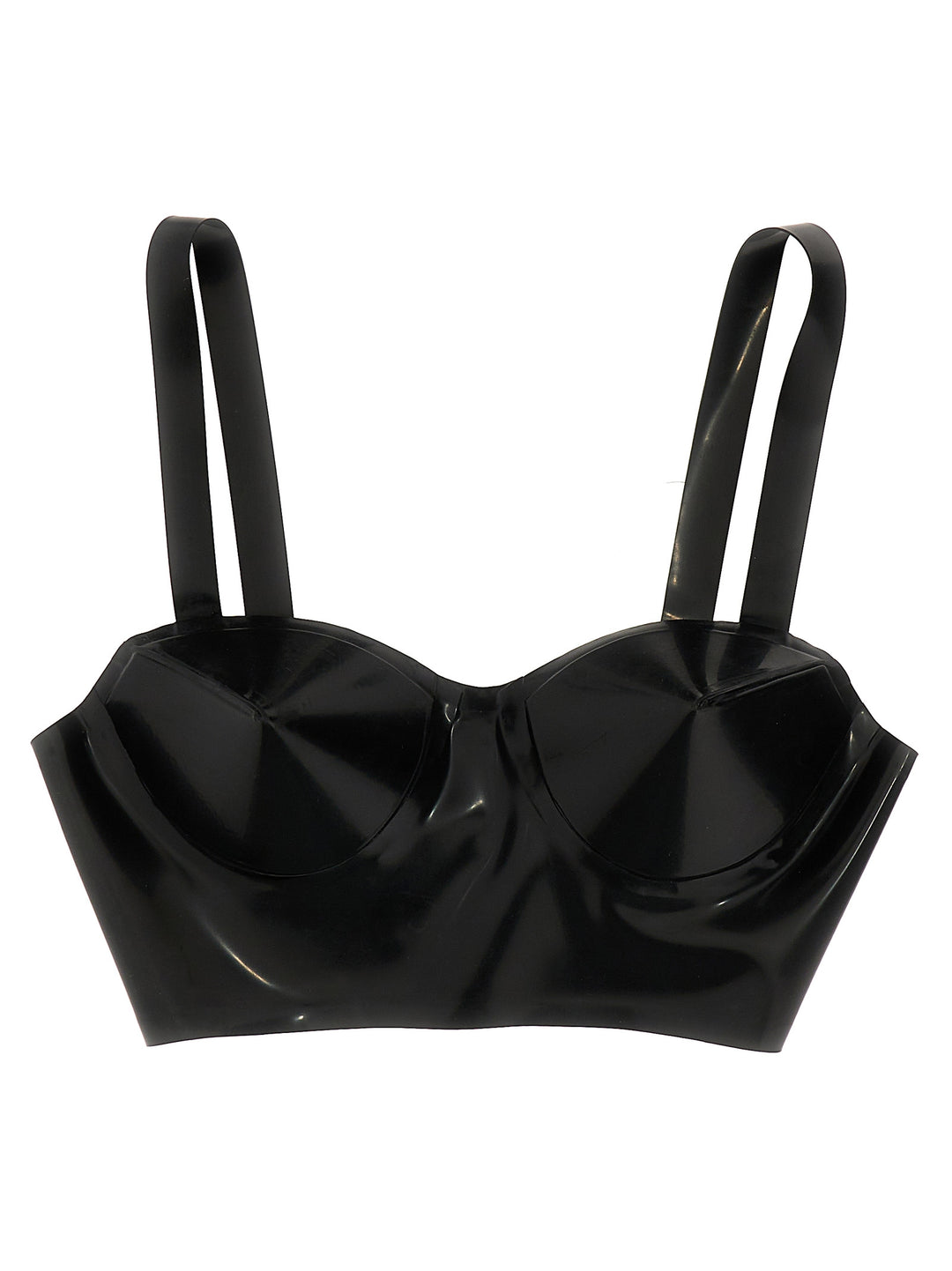 Latex Bra Underwear, Body Black