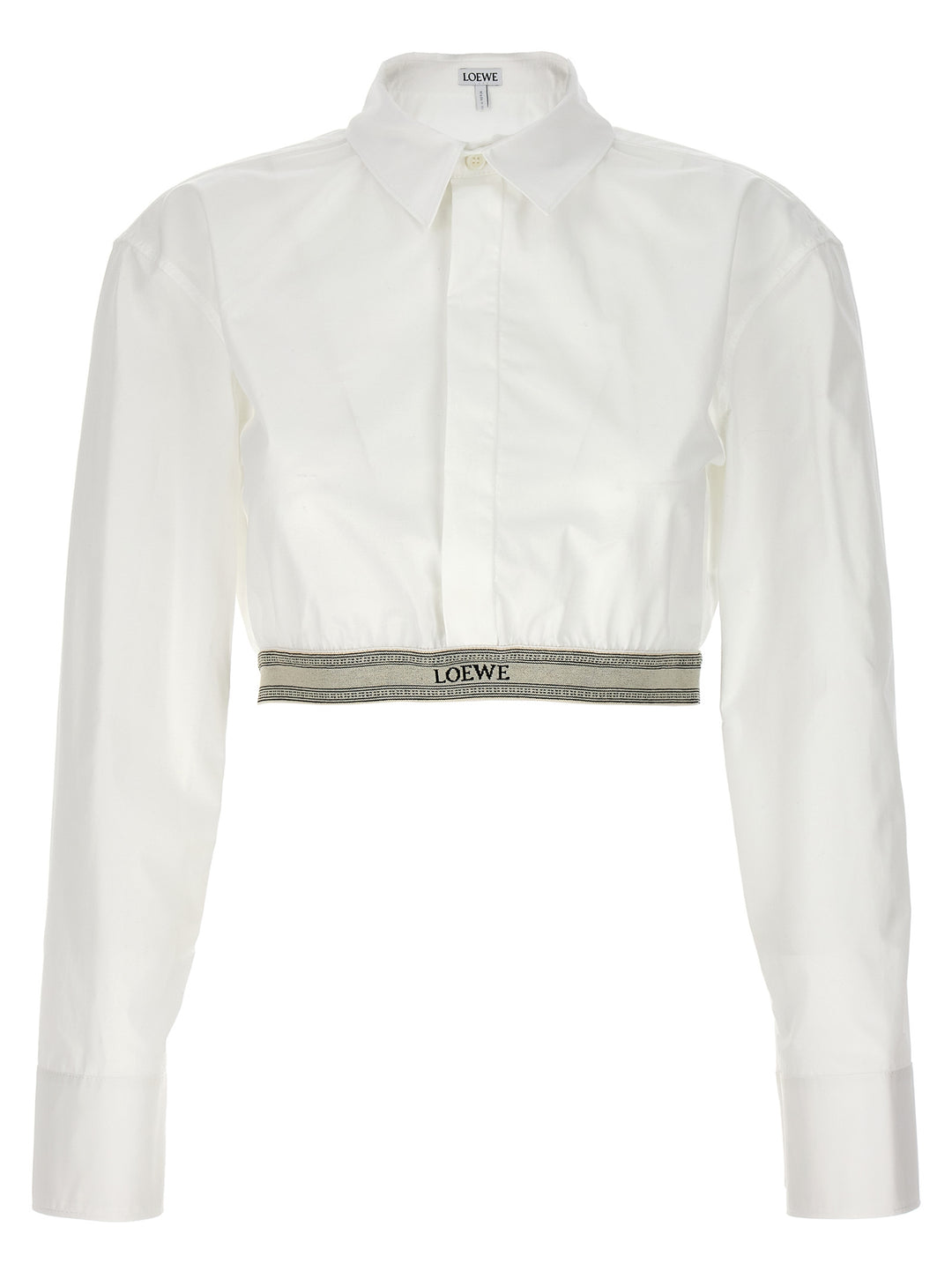 Cropped Shirt Shirt, Blouse White