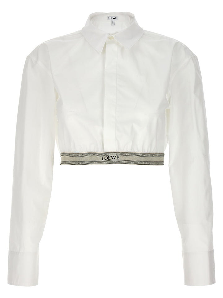 Cropped Shirt Shirt, Blouse White