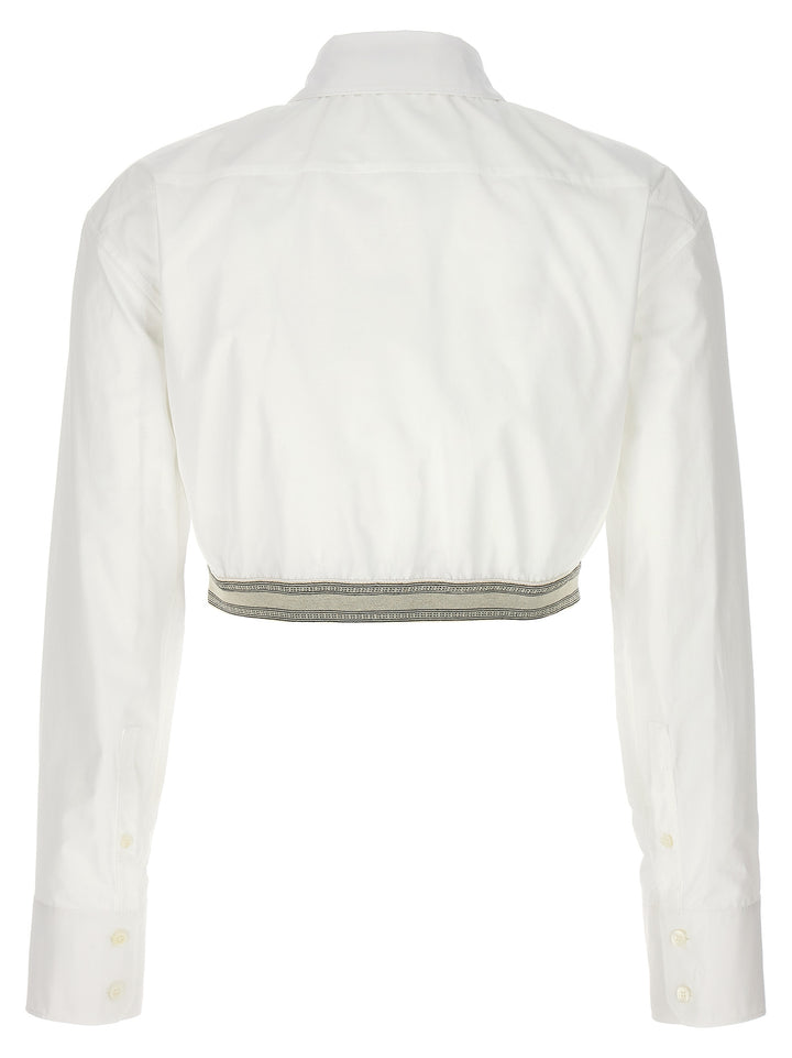 Cropped Shirt Shirt, Blouse White