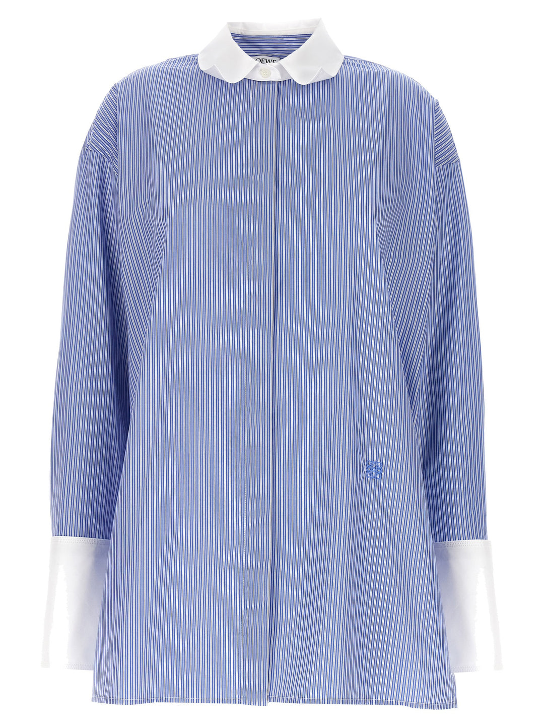 Deconstructed Shirt, Blouse Light Blue