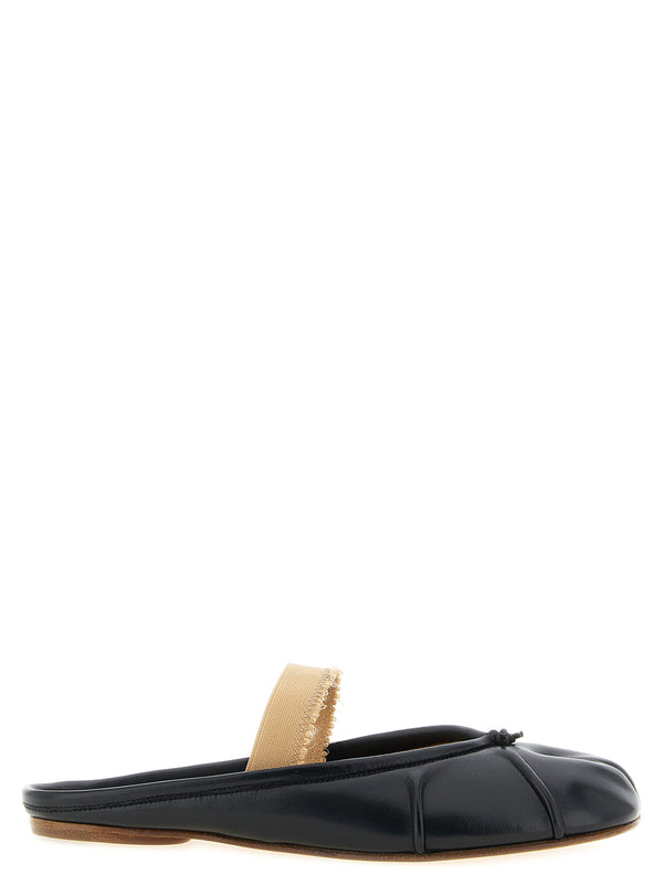 Tabi Flat Shoes Black