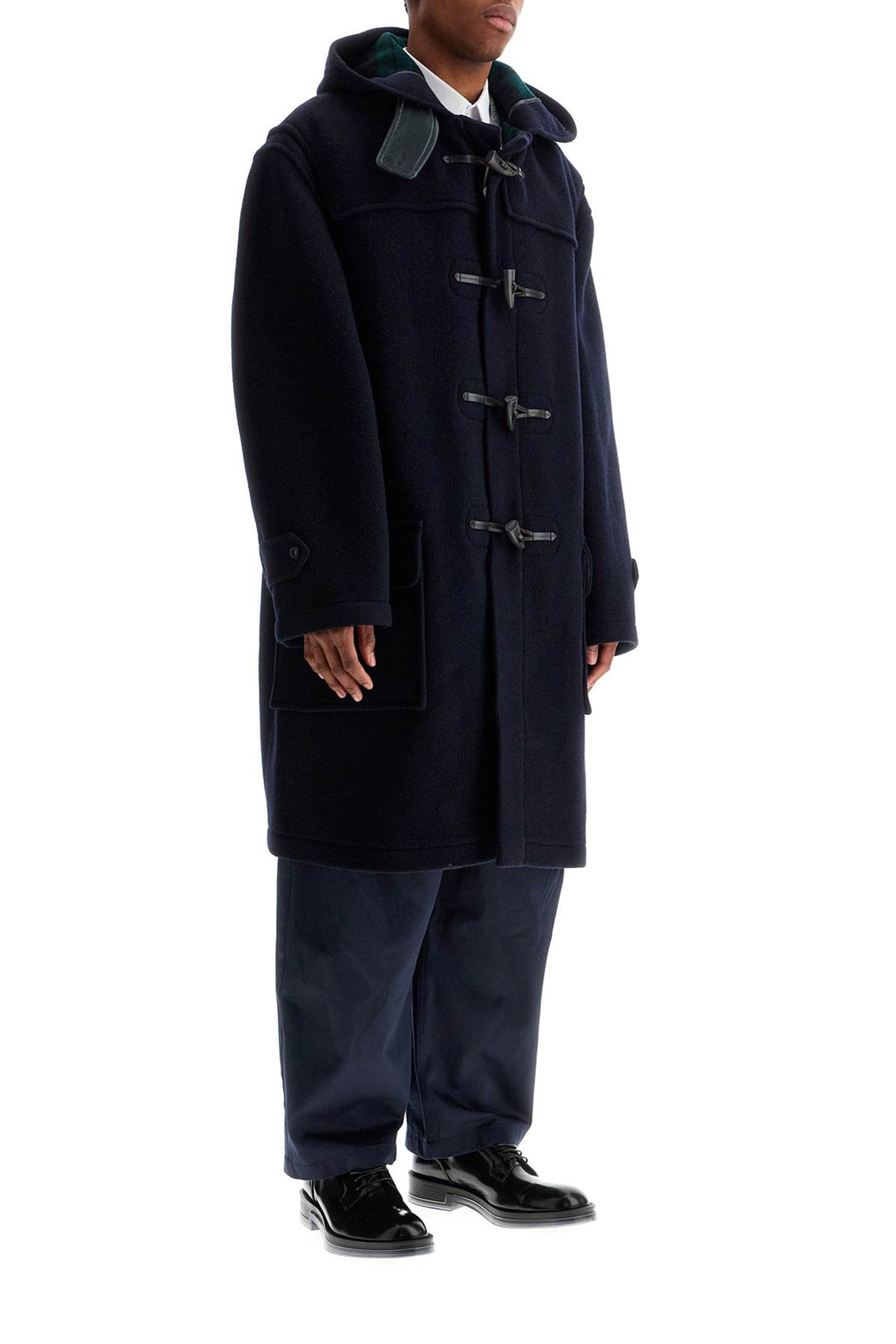 Woolen Montgomery Coat With Hood