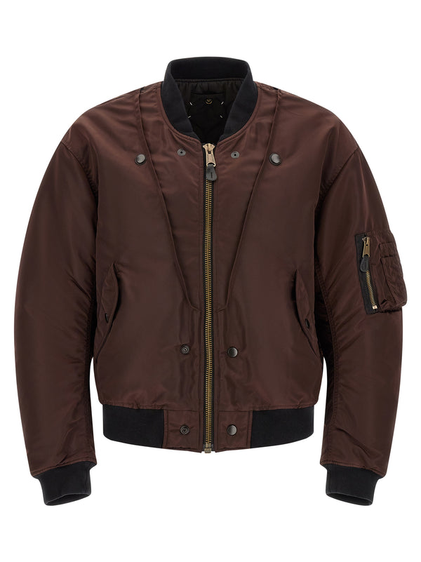 Reversible Bomber Jacket Puffer Jackets Multicolor
