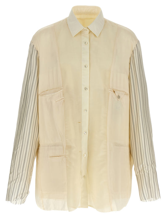 Anonymity Of The Lining Shirt And Blouse Beige
