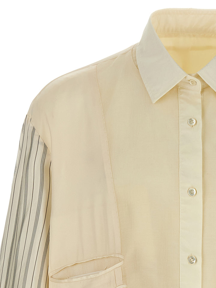 Maison Margiela Anonymity Of The Lining Shirt and Blouse - Beige | f3a05e9210306a70df29735a42d979524b452154