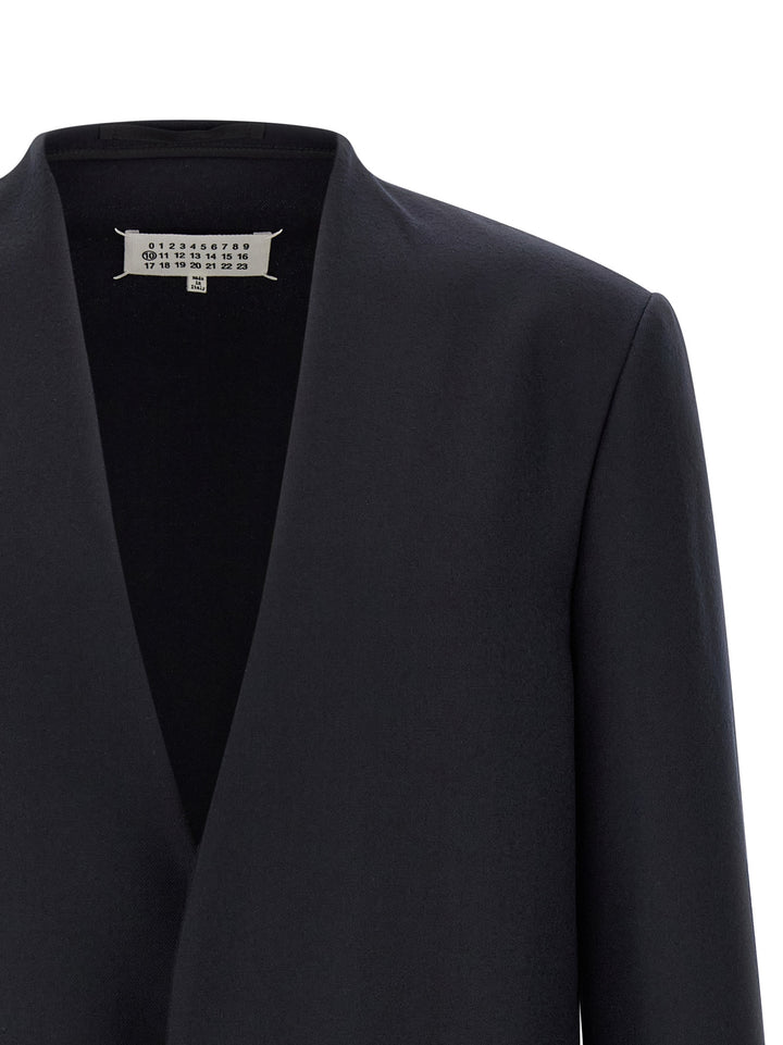 Maison Margiela Minimal Blazer - Blue | c1efdf5c3889e26244348155740546e96fe3bda3