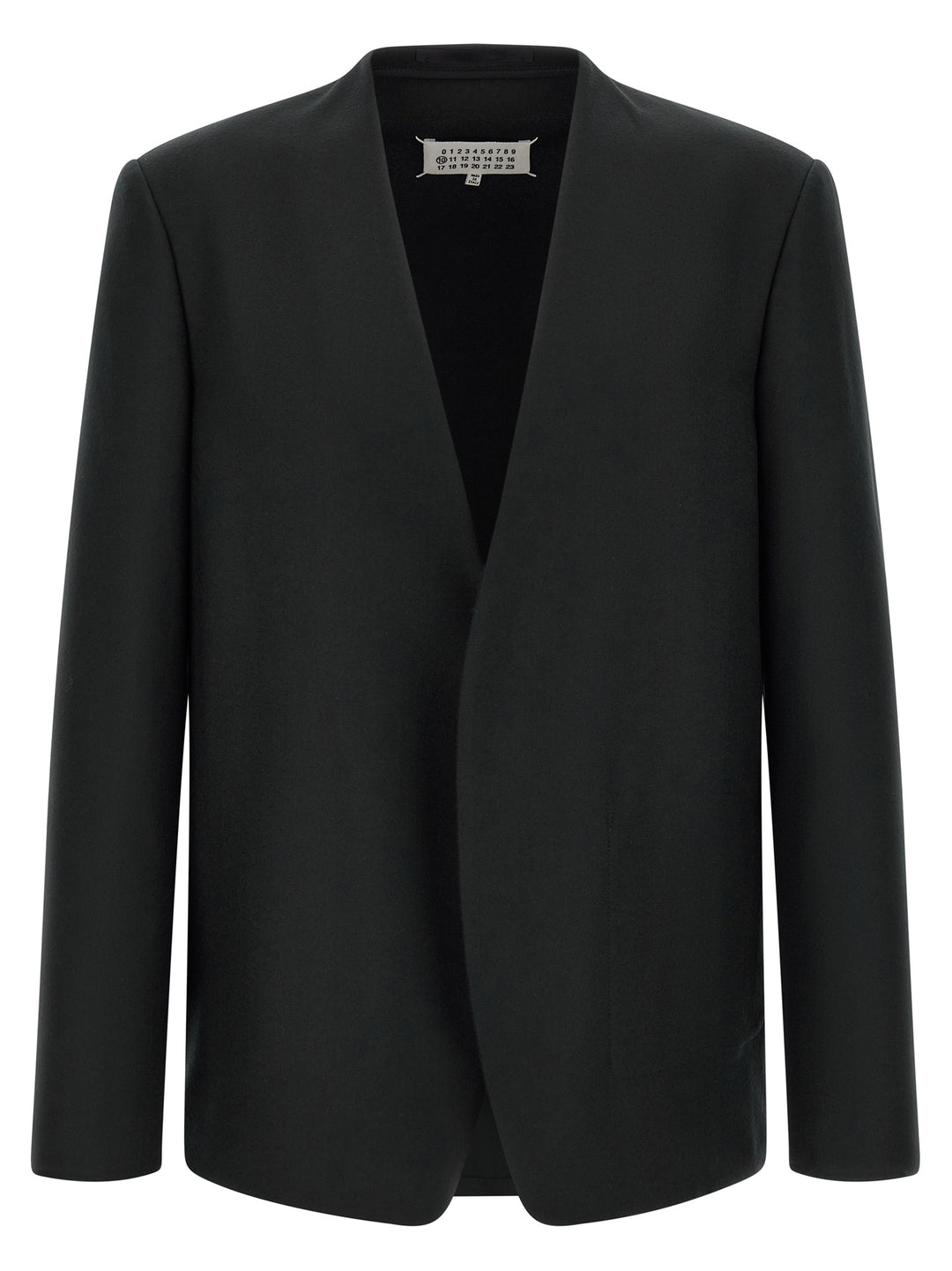 Maison Margiela Minimal Blazer - Black | 66c23e8e412ce9961047fa3a990bbb383dcd8fe8