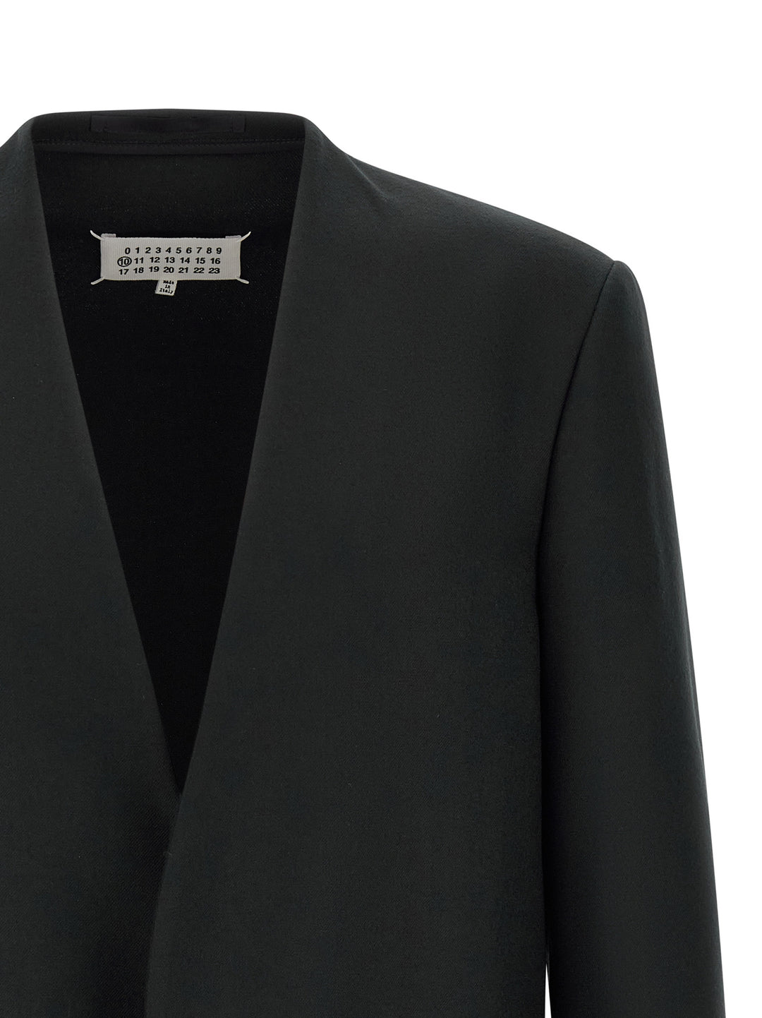 Maison Margiela Minimal Blazer - Black | fc4f7c80ee6696701593a85a44d6b49762729a5f