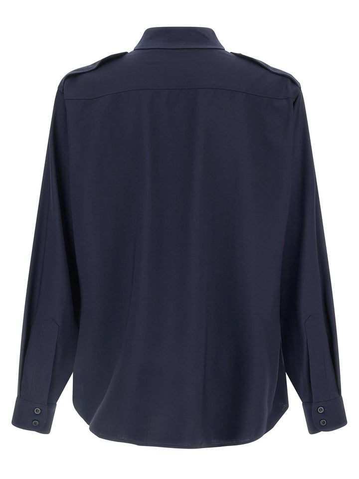 Maison Margiela Pressed To Death Shirt and Blouse - Blue | 101af08e47a6631ad50e8fef1665bba4d0df92b1