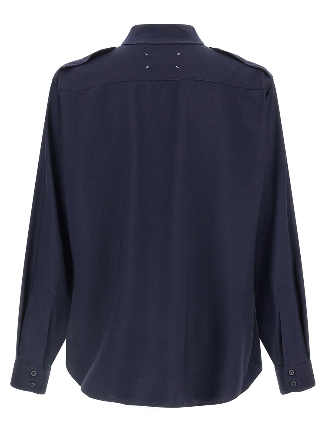 Maison Margiela Pressed To Death Shirt and Blouse - Blue | e2f12a55d9a717ea8488de8182a4100ae7592058