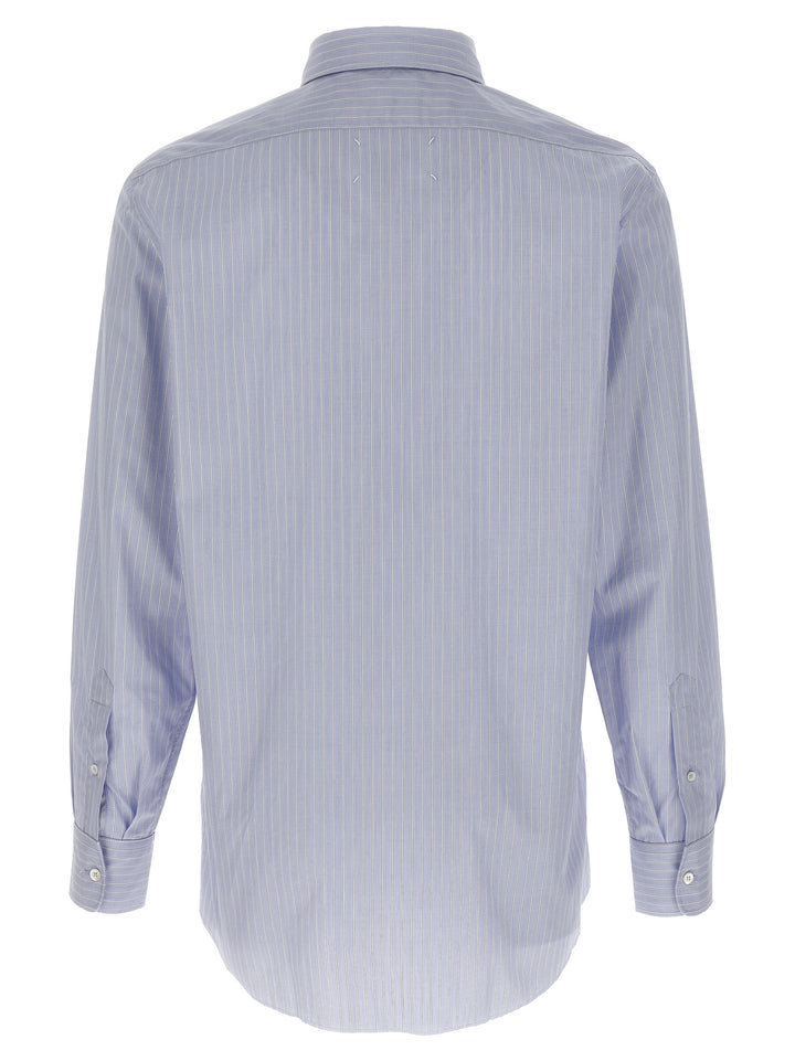 Maison Margiela Striped Shirt Shirt and Blouse - Light Blue | c3f966a158bb566f9b46e41f87a395a11df732a4