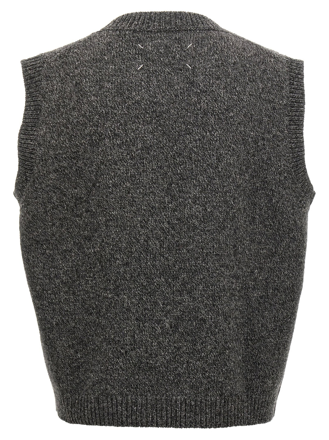 Wool Vest Gilet Gray