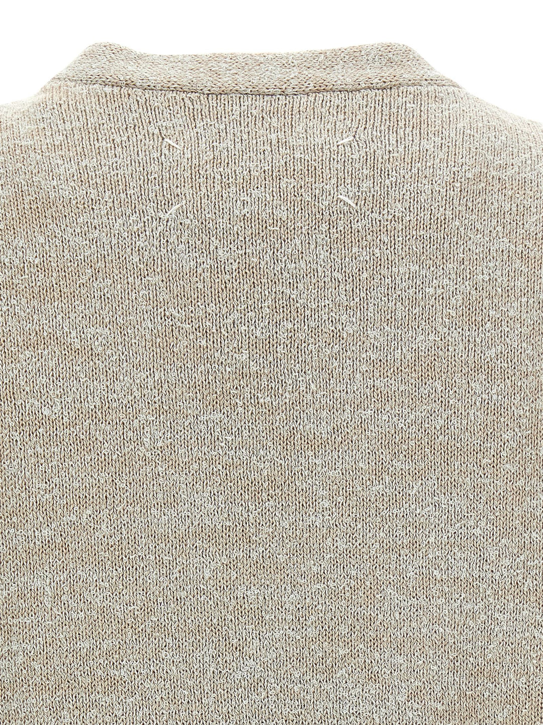 Maison Margiela Bouclé Knit Vest Gilet - Beige | 5bc85678b12113934ad6caa3f8723583ab4298e4