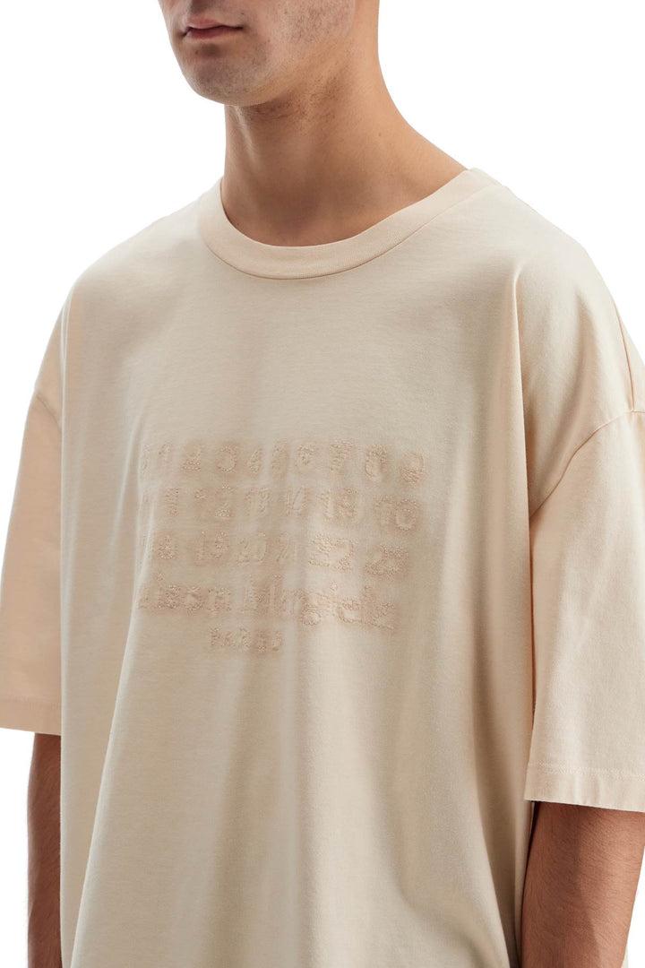 Embroidered Numeric Logo T Shirt