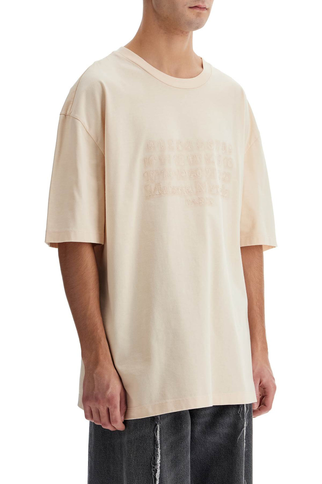 Embroidered Numeric Logo T Shirt