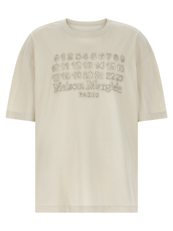 Maison Margiela Logo T-shirt - Beige | 03f3feee2756873adacaea0eb67432064f18528d
