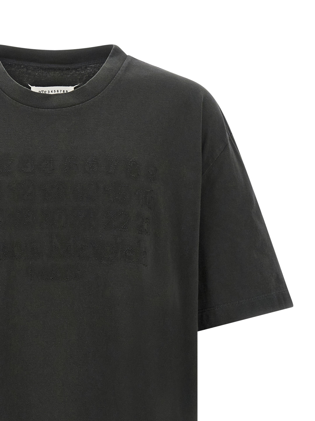 Maison Margiela Logo T-shirt - Black | 215636615cbb94b4972d2884fdce1713545efcab