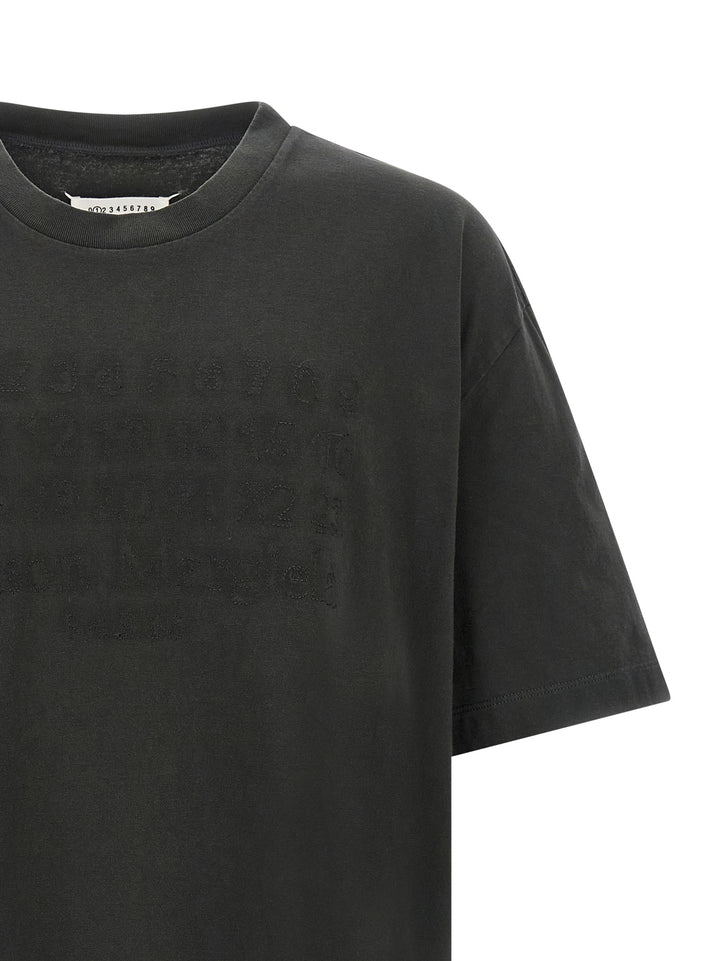 Maison Margiela Logo T-shirt - Black | 215636615cbb94b4972d2884fdce1713545efcab