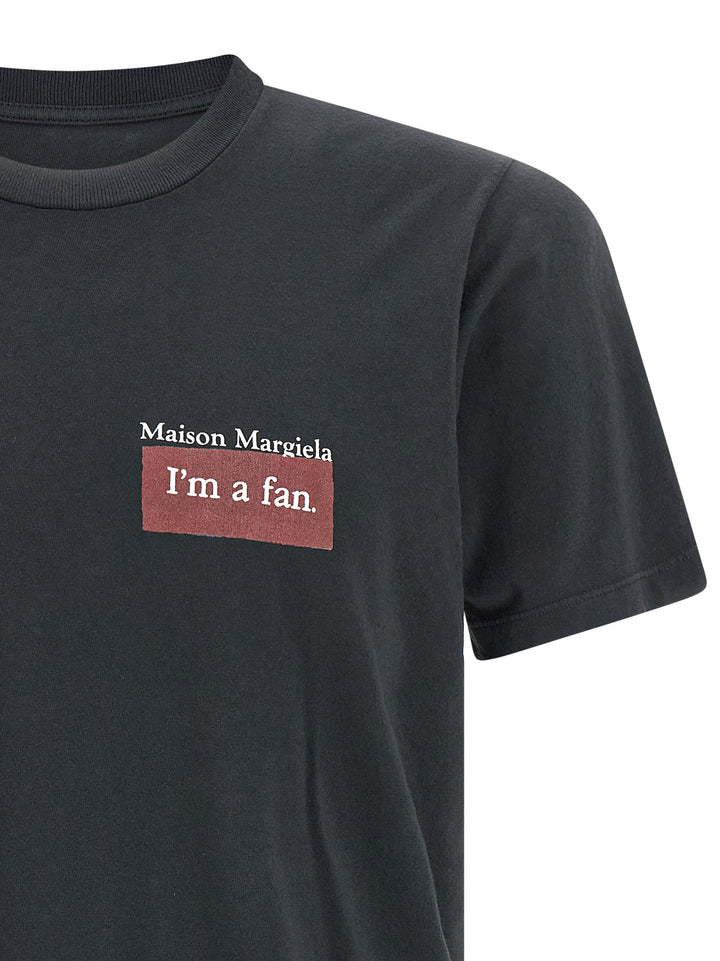 Maison Margiela Printed T-shirt - Black | 102c0f7f4f14c445cfdbed47648cc7e803535f9d