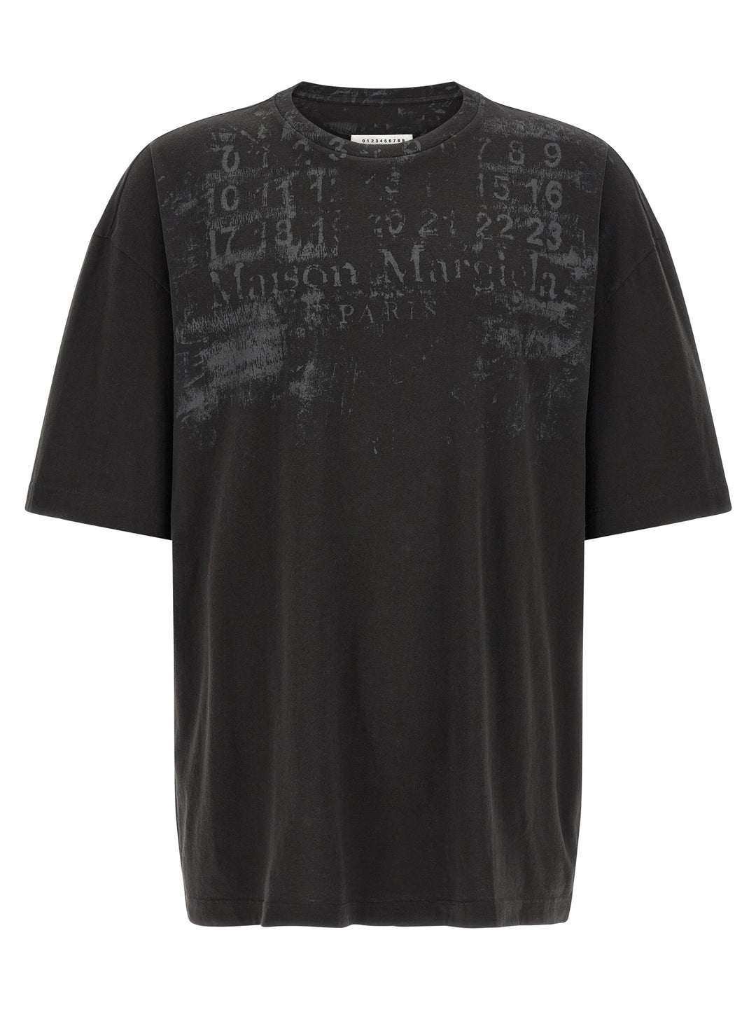 Maison Margiela Numeric T-shirt - Black | f0f5cc951f4275ae3a6228ef2061299af48caef3