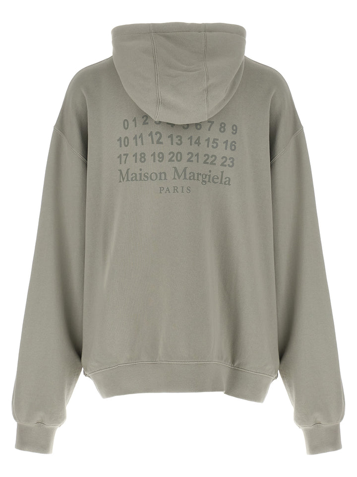 Maison Margiela Numeric Signature Mm6 Sweatshirt - Gray | 32dfd48288dbb645355220b84936dca918527592