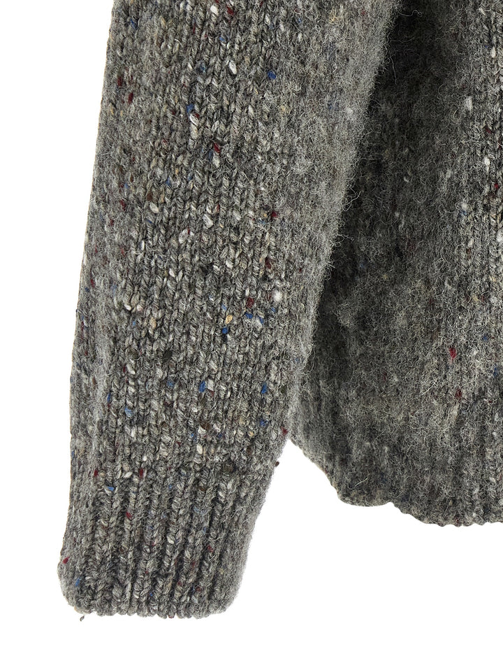 Maison Margiela Wool Sweater Sweaters and Cardigans - Gray | def97b969c7fb5caf880f09a71eacc4e37e52586