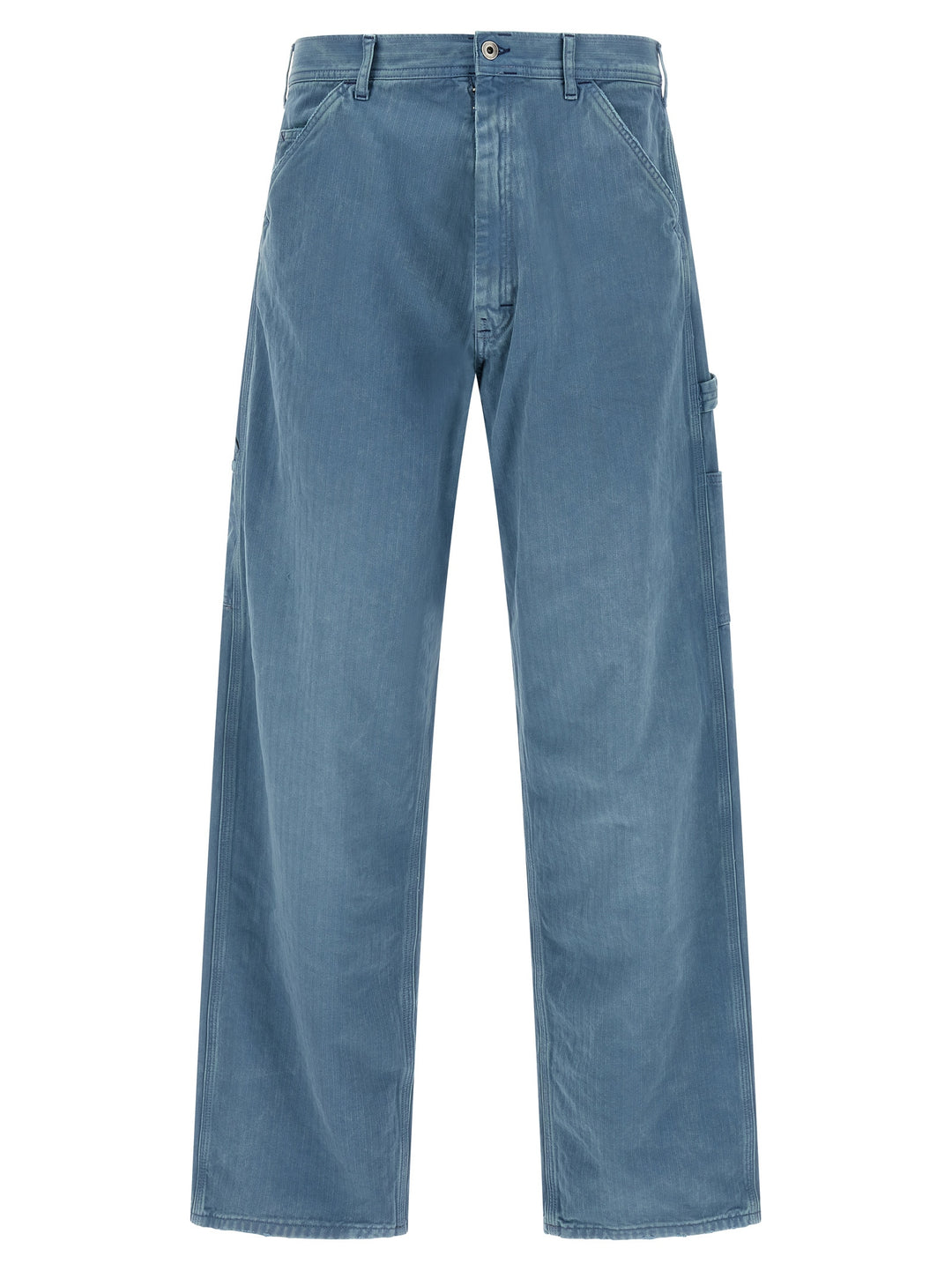 Maison Margiela Herringbone Jeans - Light Blue | 95f2743b1f799a668674f6ab6f50ad9837378b6d