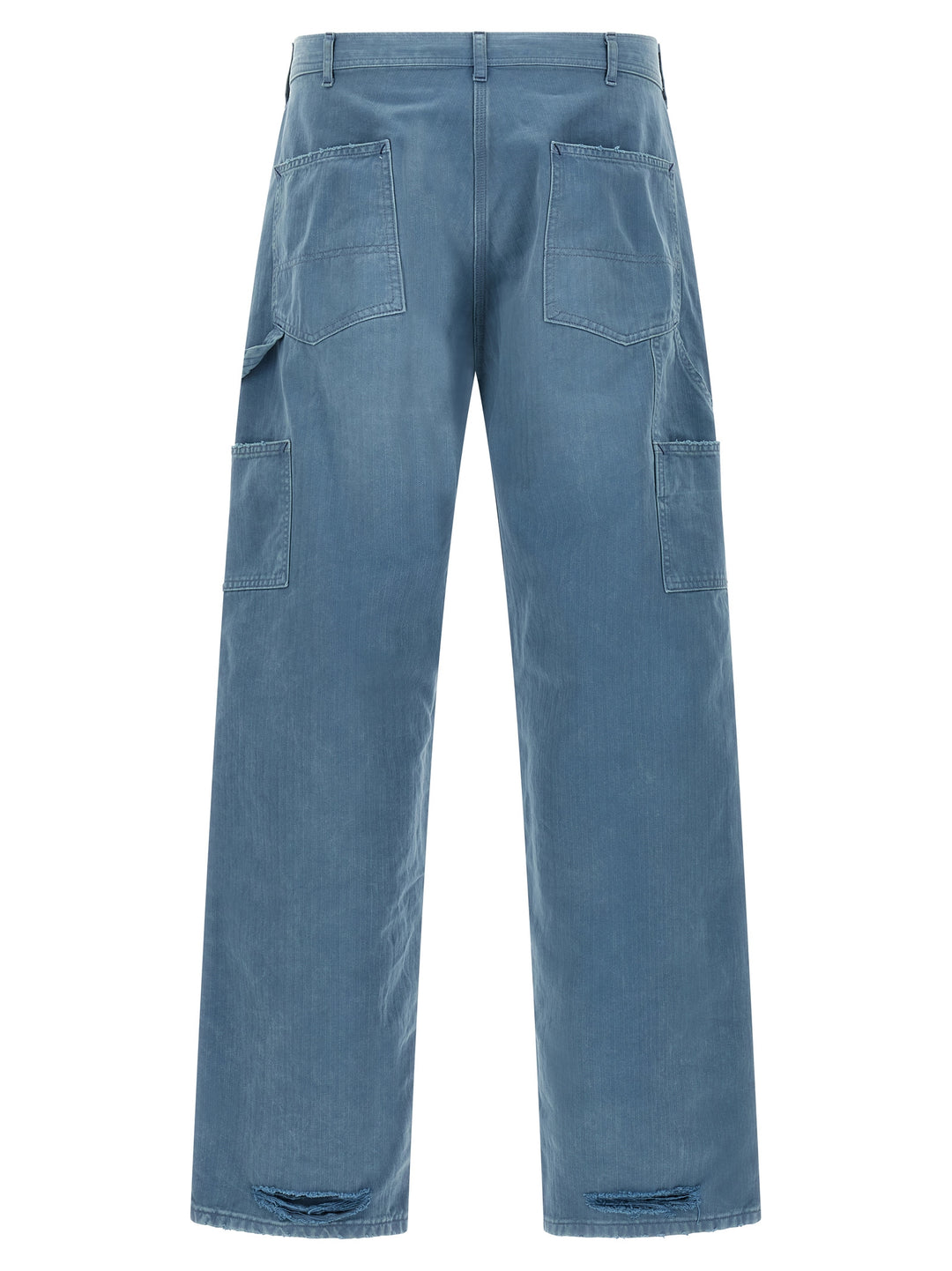 Maison Margiela Herringbone Jeans - Light Blue | 60eb43b95605afd5ab15782f1b7bc09e54ca9c0d