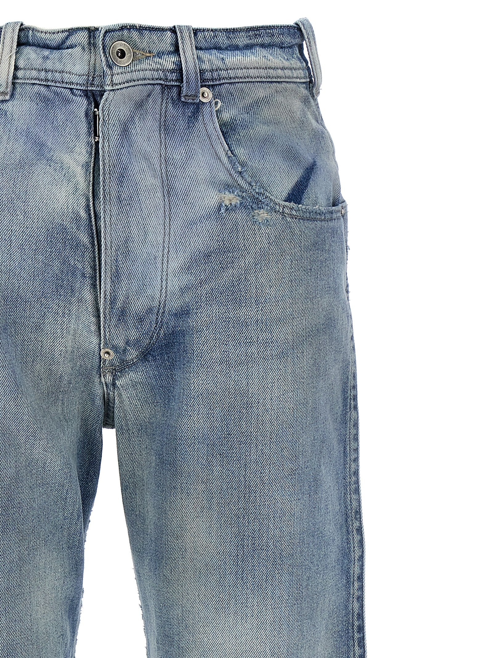 Maison Margiela Buckle Jeans Light Blue | Wanan Luxury