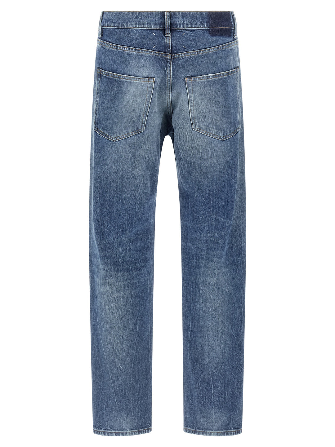 Maison Margiela Patch Jeans - Blue | cc149cd7715fd7b4ecee21354fff69da00049312