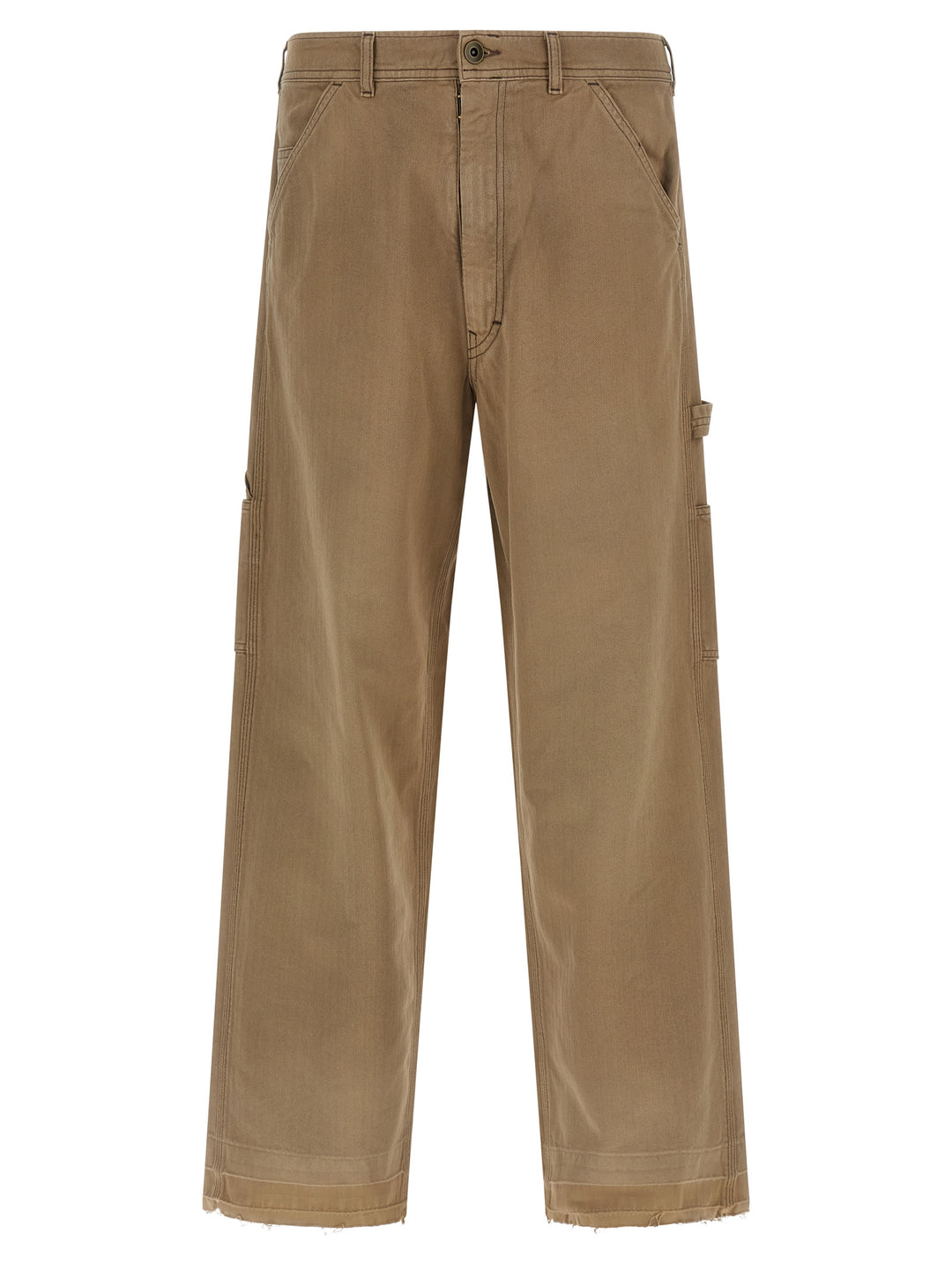 Maison Margiela Herringbone Trousers Pants - Beige | 298879a6c704c1f28981f7a4baf2b4aa5848b966