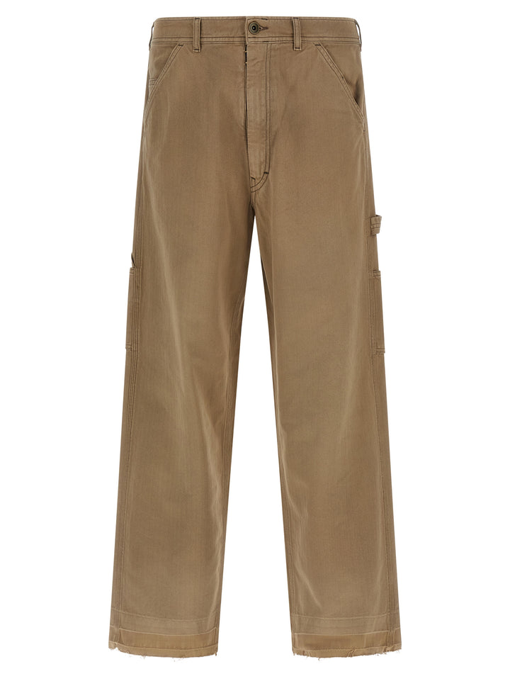 Maison Margiela Herringbone Trousers Pants - Beige | 298879a6c704c1f28981f7a4baf2b4aa5848b966